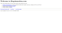 Desktop Screenshot of dogsinmotion.com