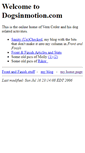Mobile Screenshot of dogsinmotion.com